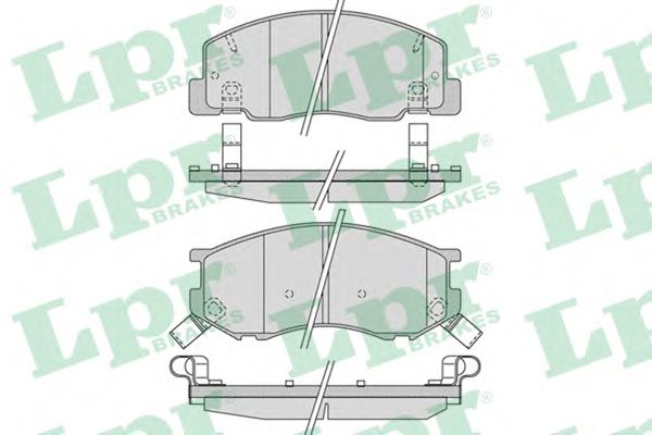 Тормозные колодки LPR 05P1021