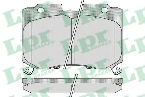 Тормозные колодки LPR 05P1023