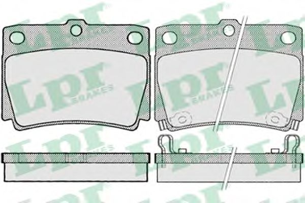 Тормозные колодки LPR 05P1029