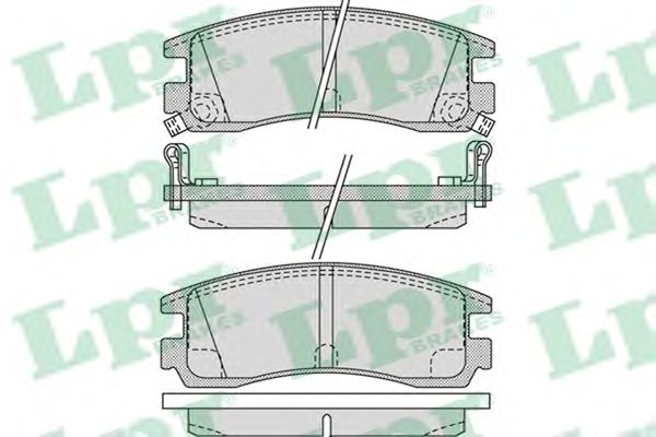 Тормозные колодки LPR 05P1031