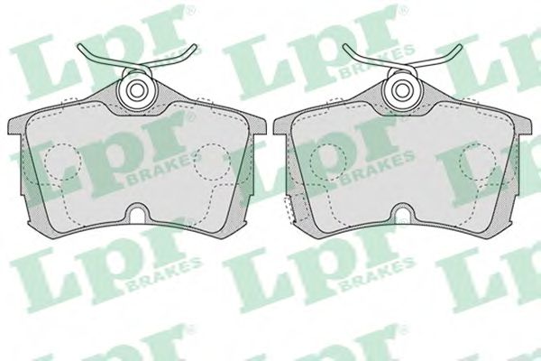 Тормозные колодки LPR 05P1037