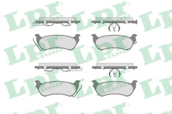 Тормозные колодки LPR 05P1065