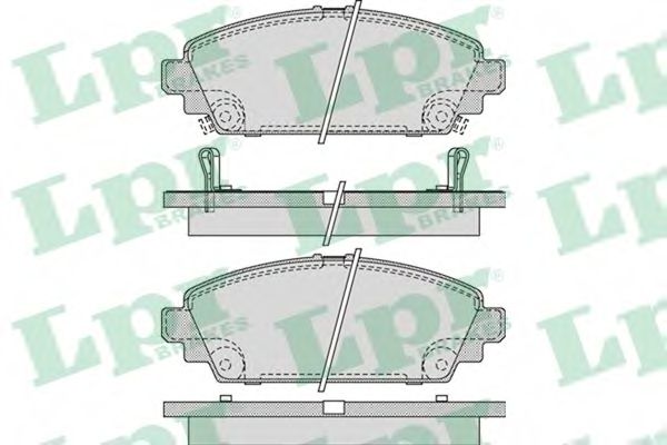 Тормозные колодки LPR 05P1069