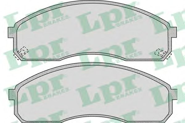 Тормозные колодки LPR 05P1072