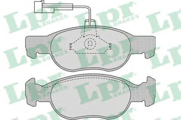 Тормозные колодки LPR 05P1075
