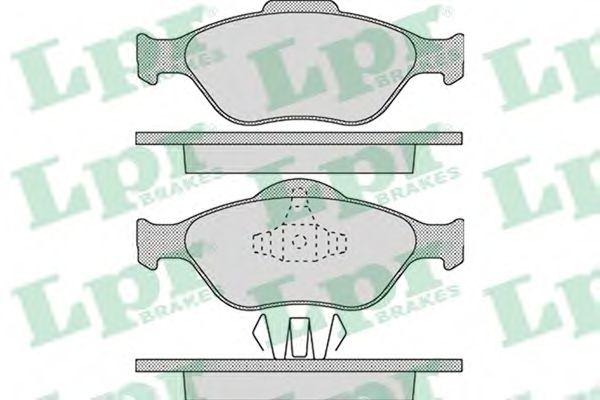 Тормозные колодки LPR 05P1088