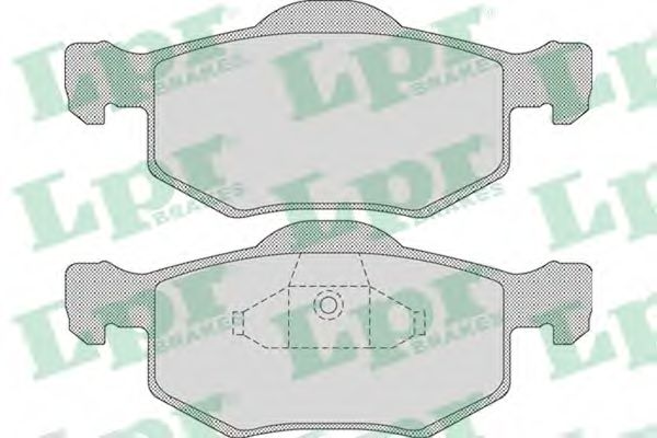 Тормозные колодки LPR 05P1091
