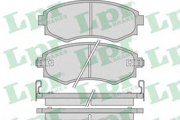Тормозные колодки LPR 05P1097