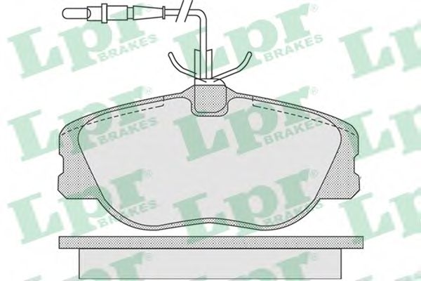 Тормозные колодки LPR 05P1104
