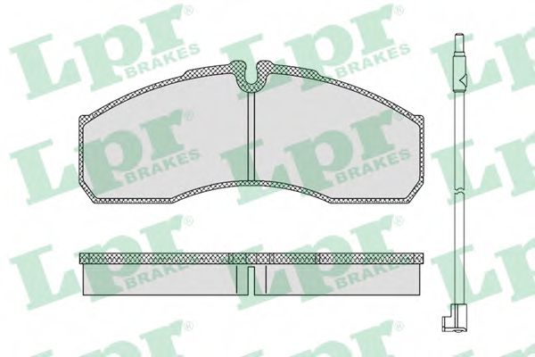 Тормозные колодки LPR 05P1109A