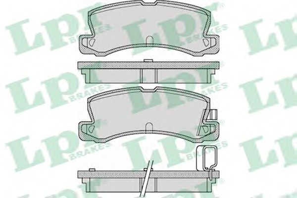 Тормозные колодки LPR 05P1125