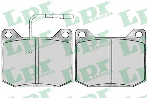 Тормозные колодки LPR 05P118