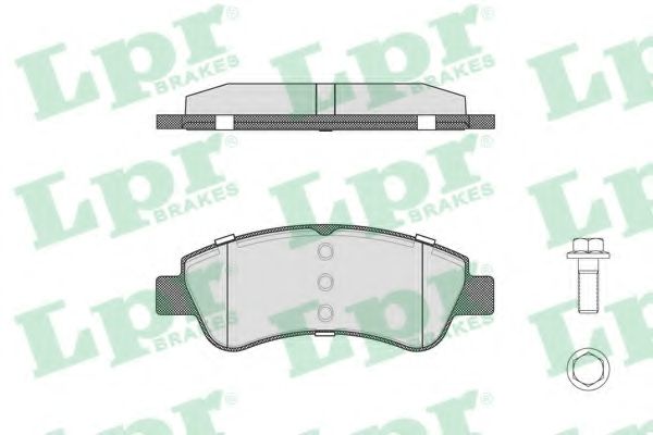 Тормозные колодки LPR 05P1188