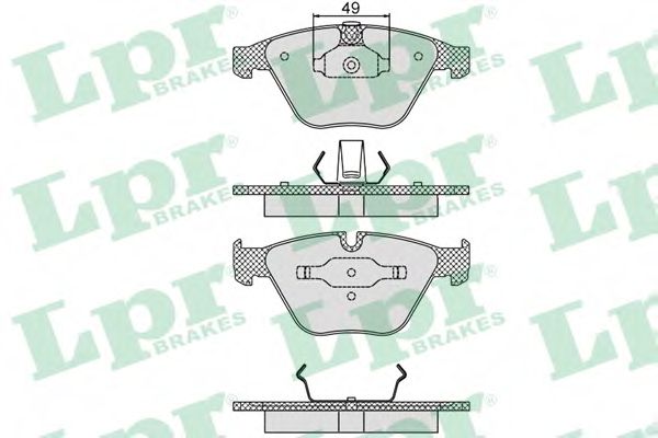Тормозные колодки LPR 05P1193