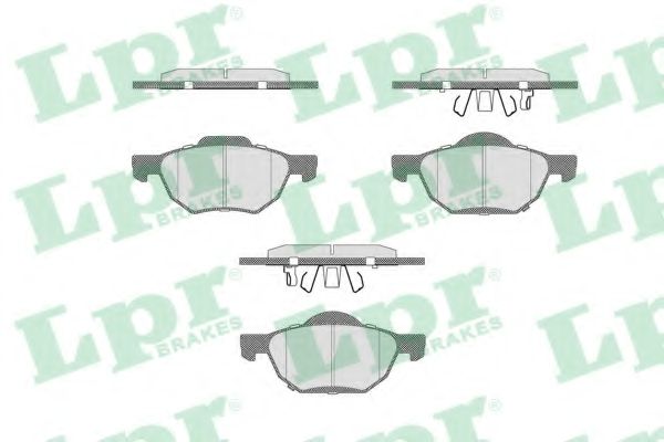 Тормозные колодки LPR 05P1211