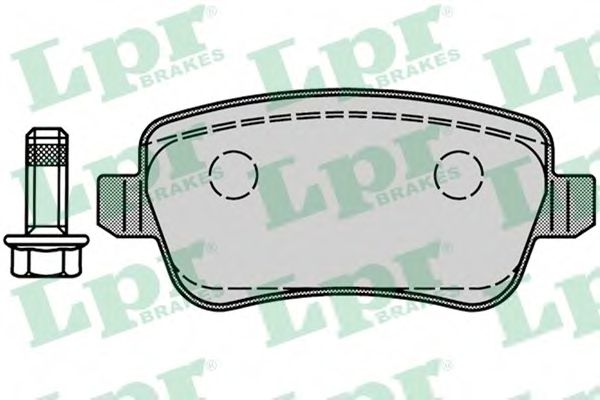 Тормозные колодки LPR 05P1218