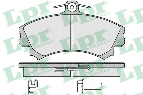 Тормозные колодки LPR 05P1221