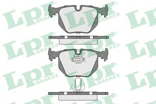 Тормозные колодки LPR 05P1231