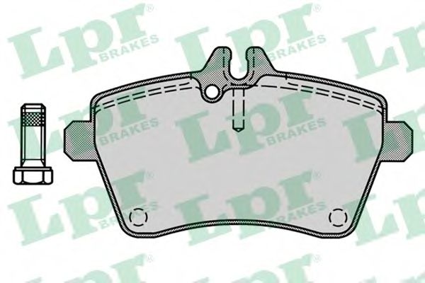 Тормозные колодки LPR 05P1242