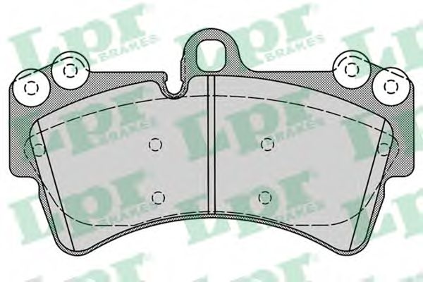 Тормозные колодки LPR 05P1257
