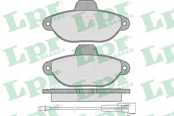Тормозные колодки LPR 05P1262