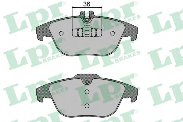 Тормозные колодки LPR 05P1274
