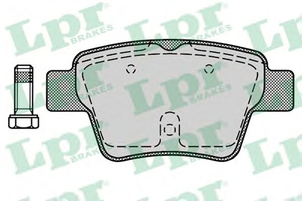 Тормозные колодки LPR 05P1278