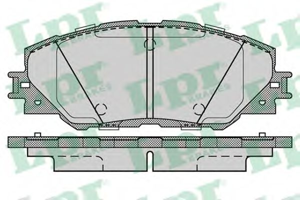 Тормозные колодки LPR 05P1282