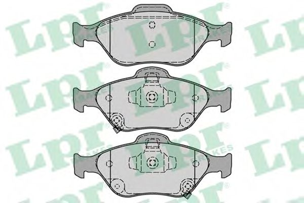 Тормозные колодки LPR 05P1283