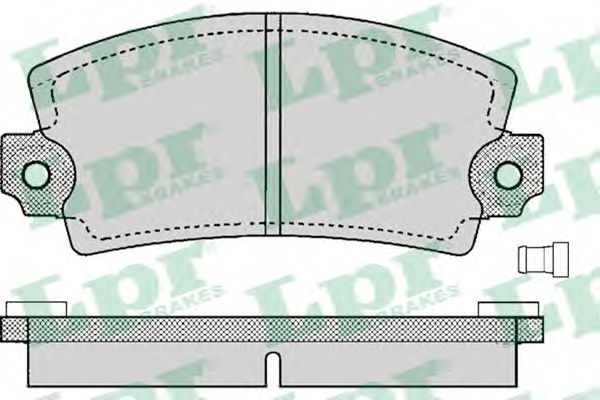 Тормозные колодки LPR 05P129