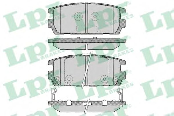 Тормозные колодки LPR 05P1290