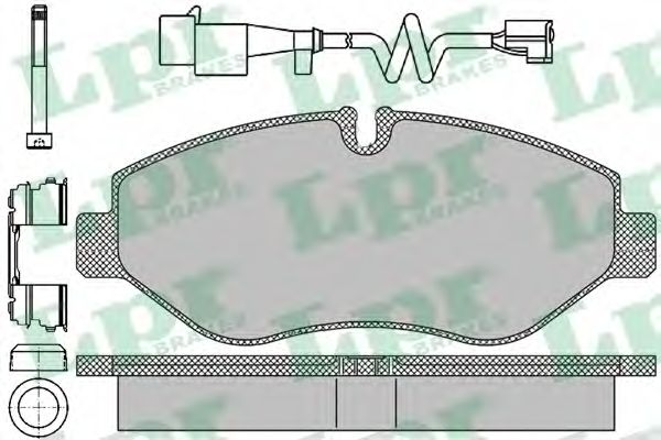 Тормозные колодки LPR 05P1297B