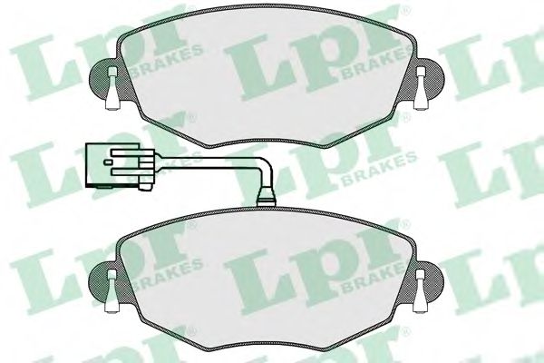 Тормозные колодки LPR 05P1302