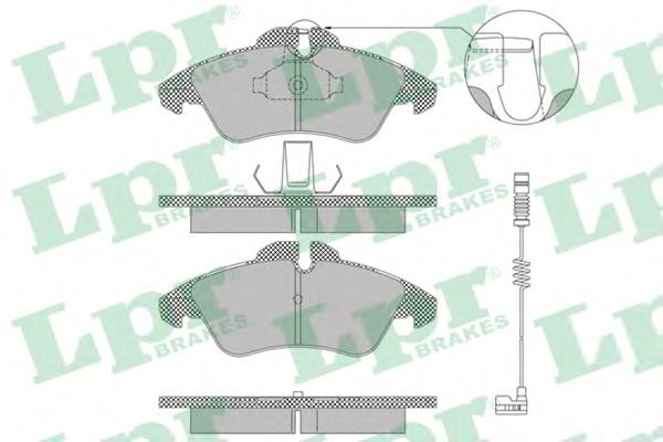 Тормозные колодки LPR 05P1304