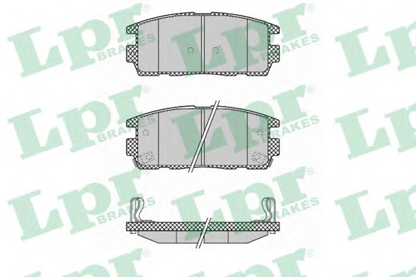 Тормозные колодки LPR 05P1323