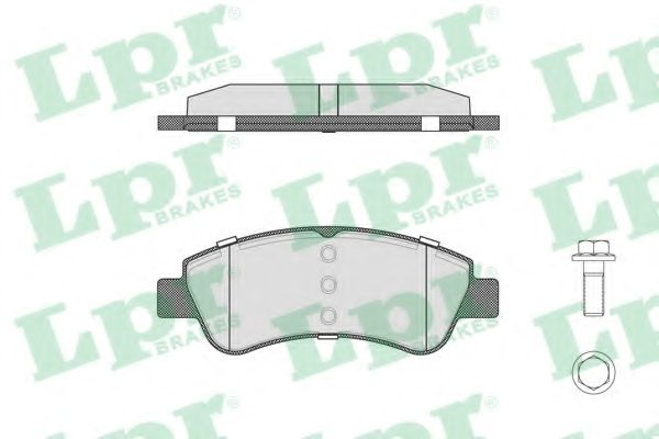Тормозные колодки LPR 05P1327
