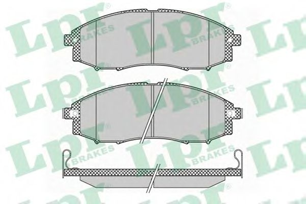 Тормозные колодки LPR 05P1343