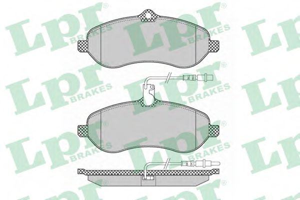 Тормозные колодки LPR 05P1348
