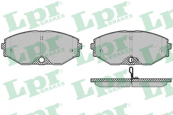 Тормозные колодки LPR 05P1357