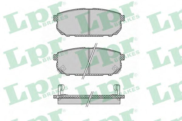Тормозные колодки LPR 05P1370