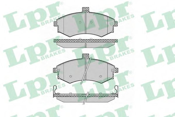 Тормозные колодки LPR 05P1374