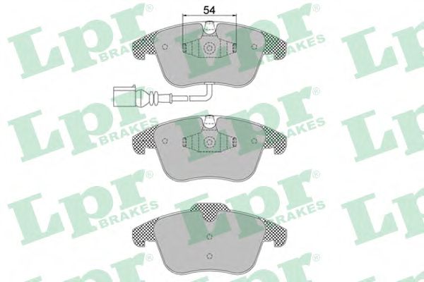 Тормозные колодки LPR 05P1392