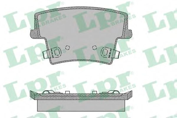Тормозные колодки LPR 05P1400
