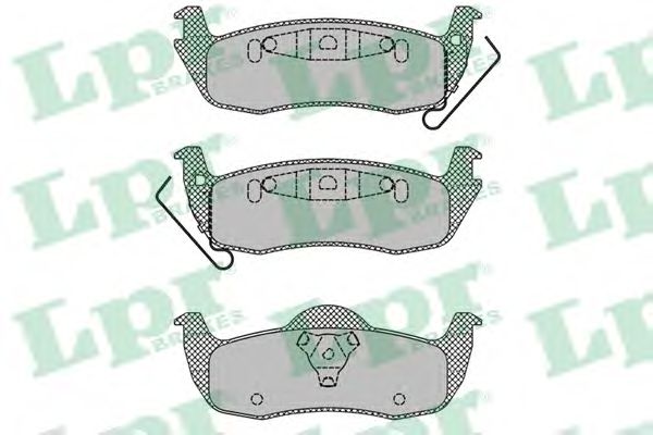 Тормозные колодки LPR 05P1405