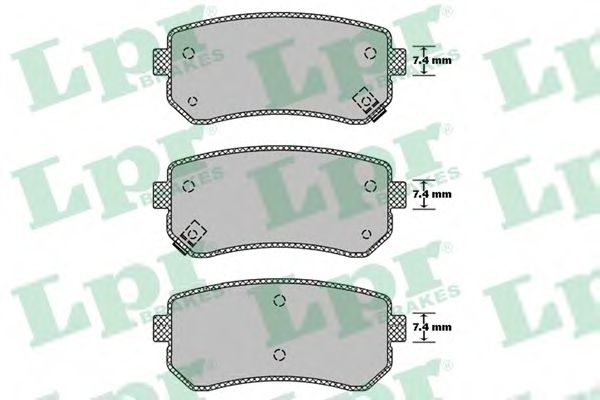 Тормозные колодки LPR 05P1411