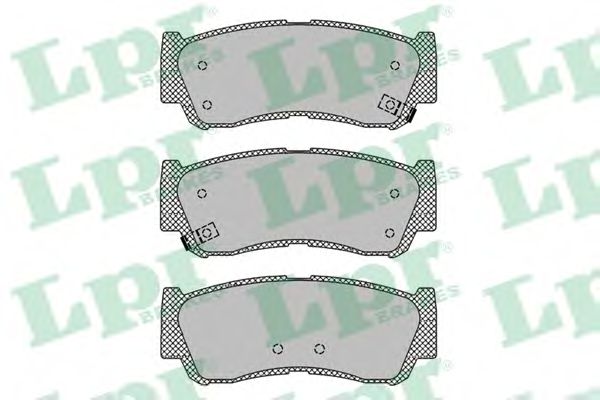 Тормозные колодки LPR 05P1417