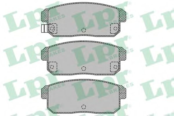 Тормозные колодки LPR 05P1432