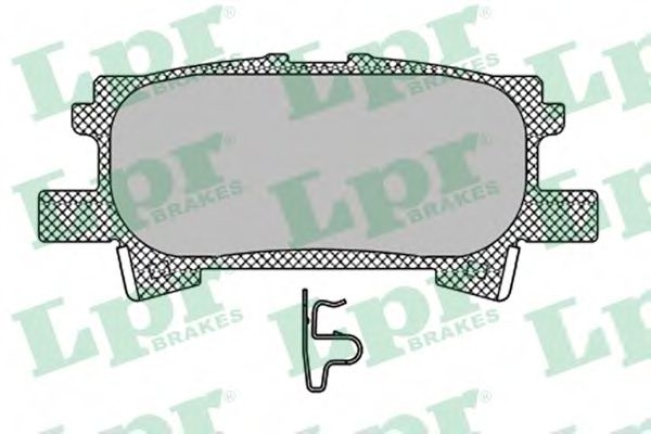 Тормозные колодки LPR 05P1436