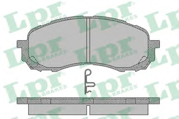 Тормозные колодки LPR 05P1454