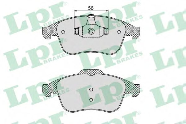 Тормозные колодки LPR 05P1466